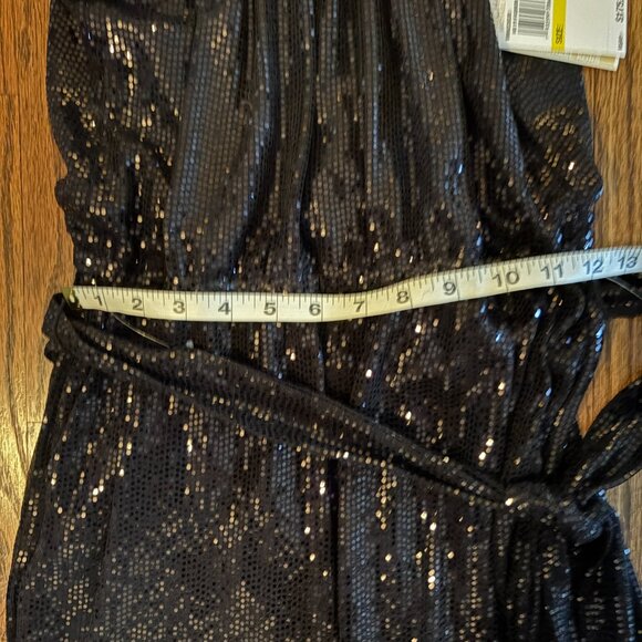 MICHAEL Michael Kors Sequin Jumpsuit with Belt NWT - Picture 11 of 12
